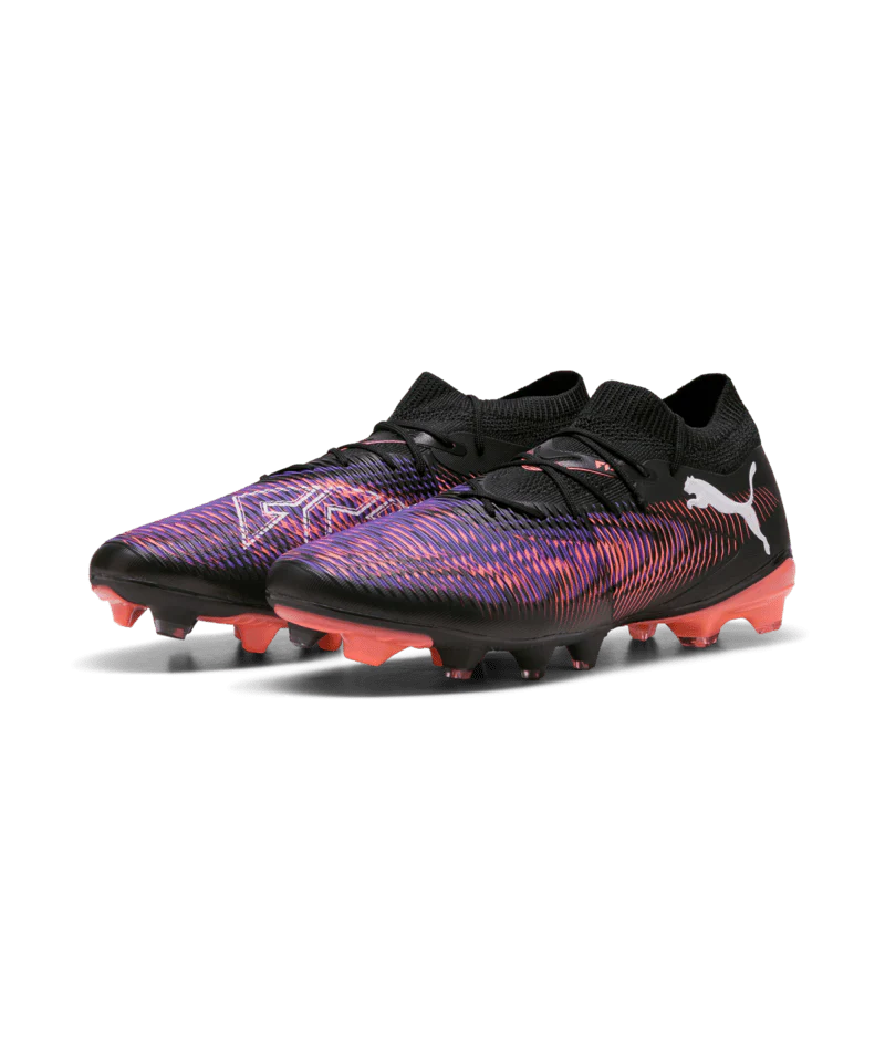 PUMA Future 8 Match FG AG Firm Multi Ground Soccer Cleats Black