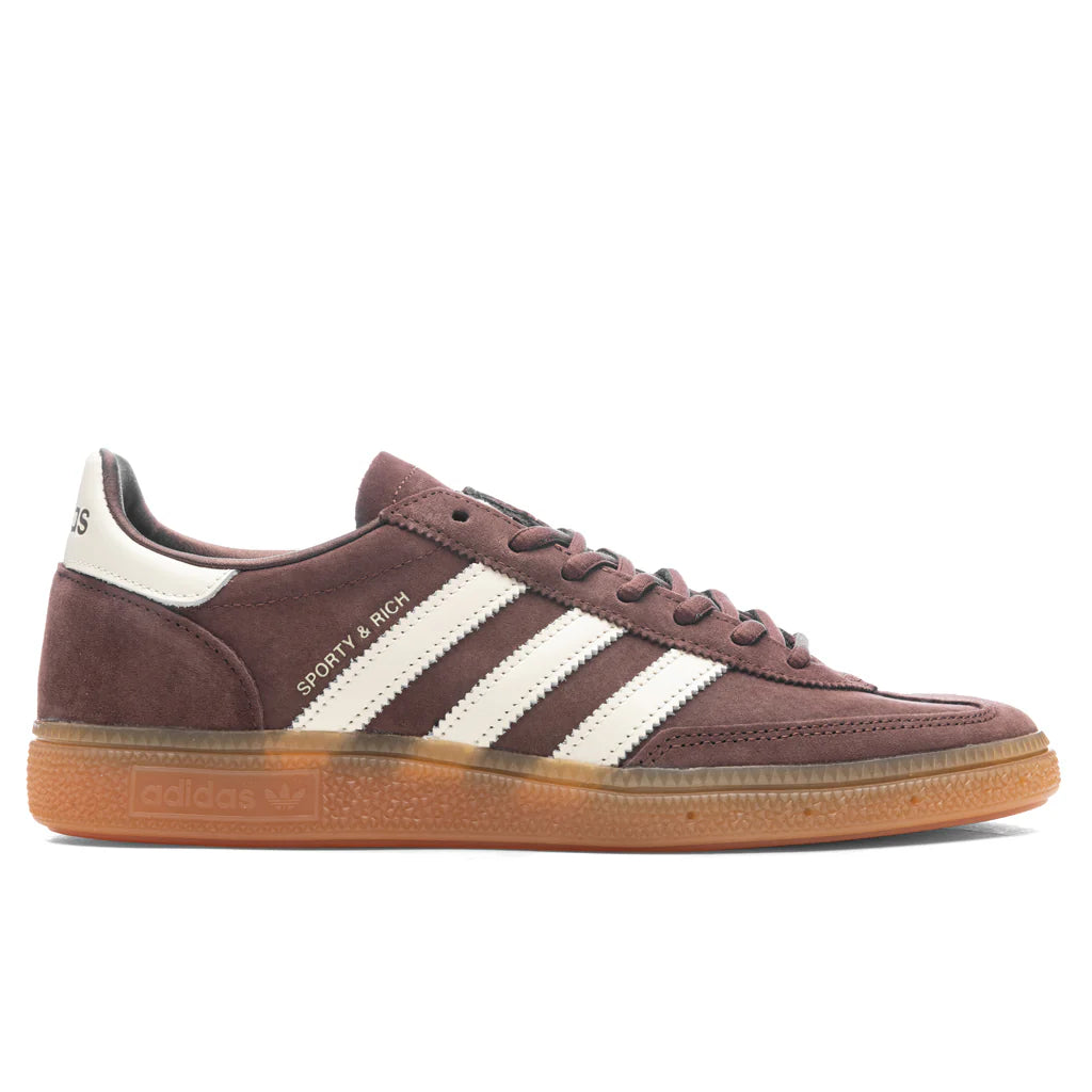 Adidas x Sporty Rich Handball Spezial Shadow Brown Gum White Tint
