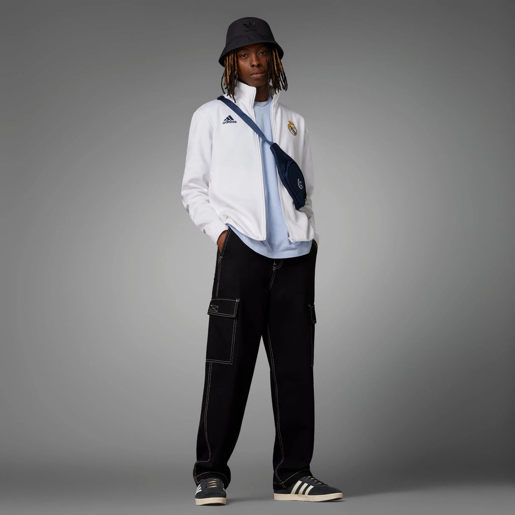 adidas Real Madrid Anthem Jacket White