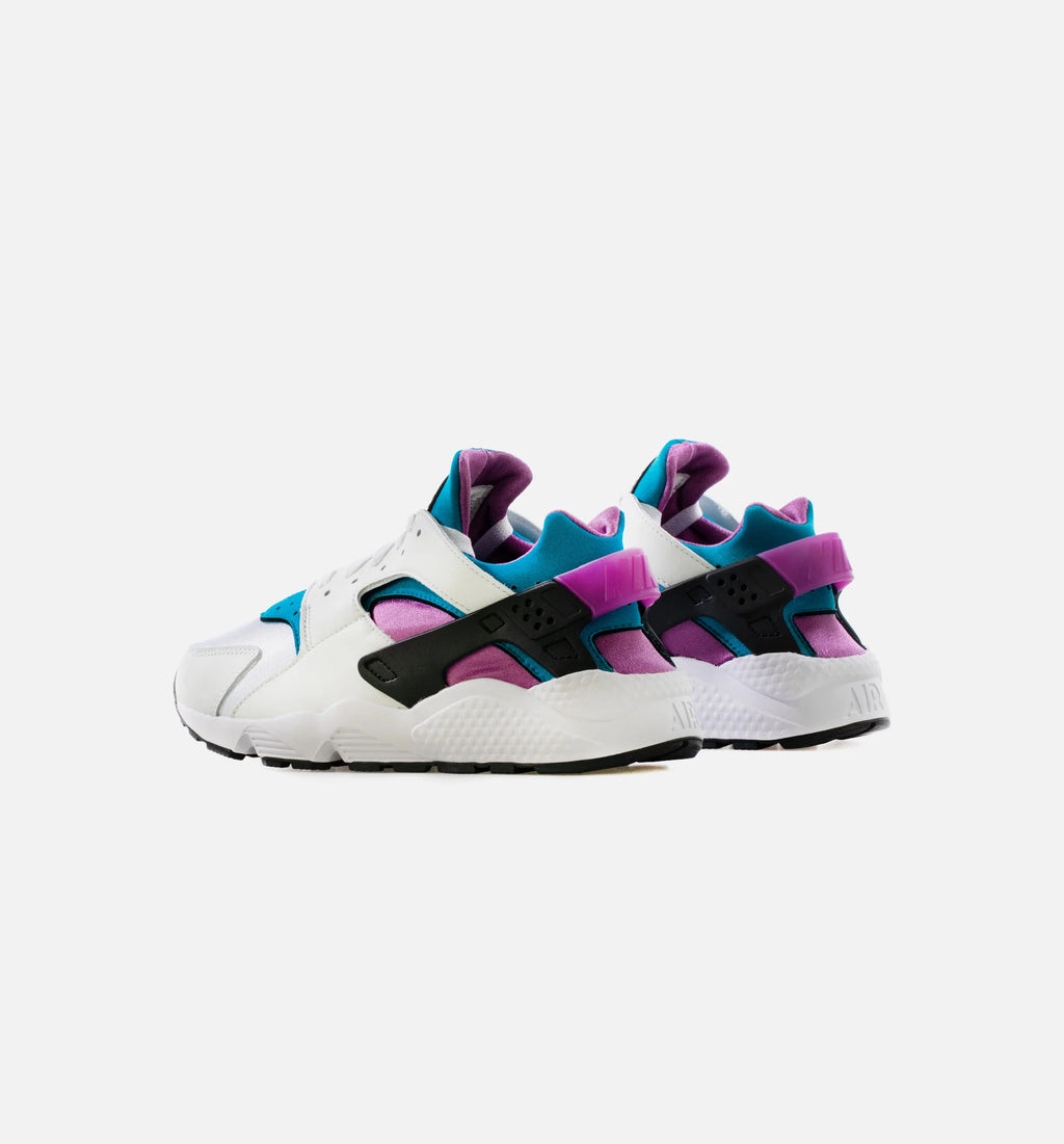 Air Huarache Aquatone Mens Running Shoe White Aquatone Deep Magenta Black