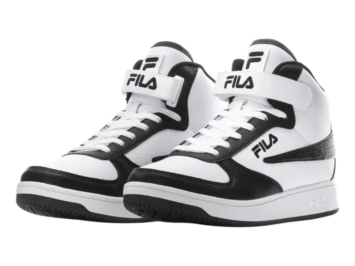 Tenis FILA A High Blanco y Negro para Niño