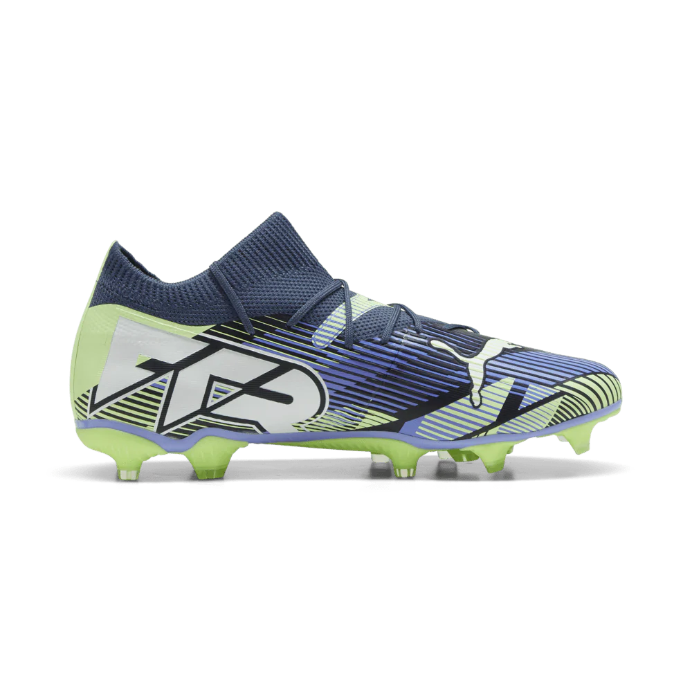 PUMA Future 7 Match FG AG Multi Ground Soccer Cleats Gray Skies White