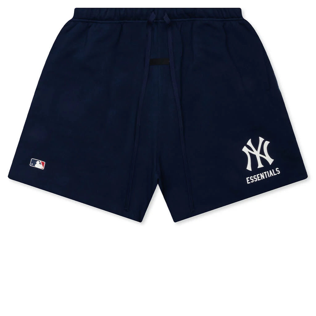 Fear of God Essentials x MLB Yankees Classic Sweatshort Midnight Navy