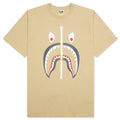 Mad Shark Tee Beige