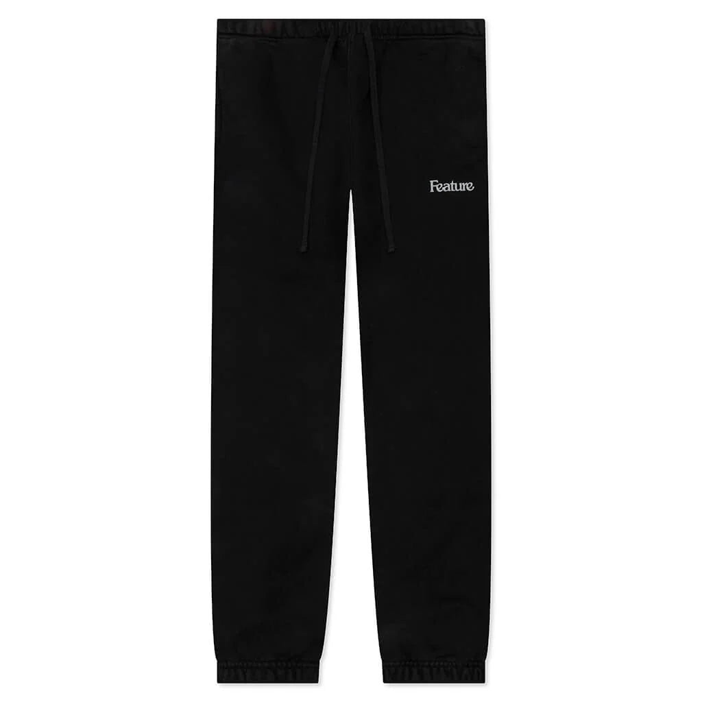 Flame Sweatpants Black