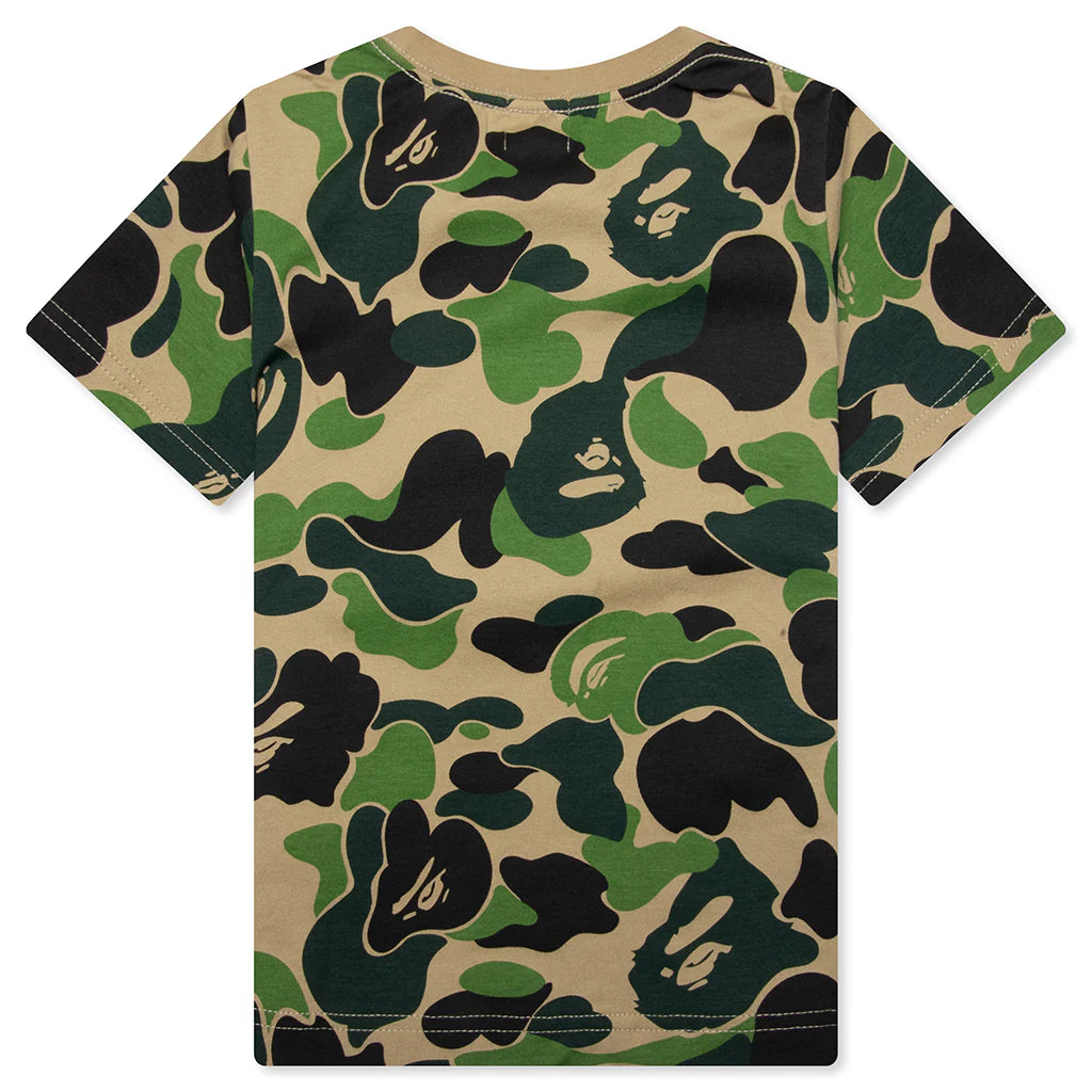 Kids Abc Camo Baby Milo College Tee Green