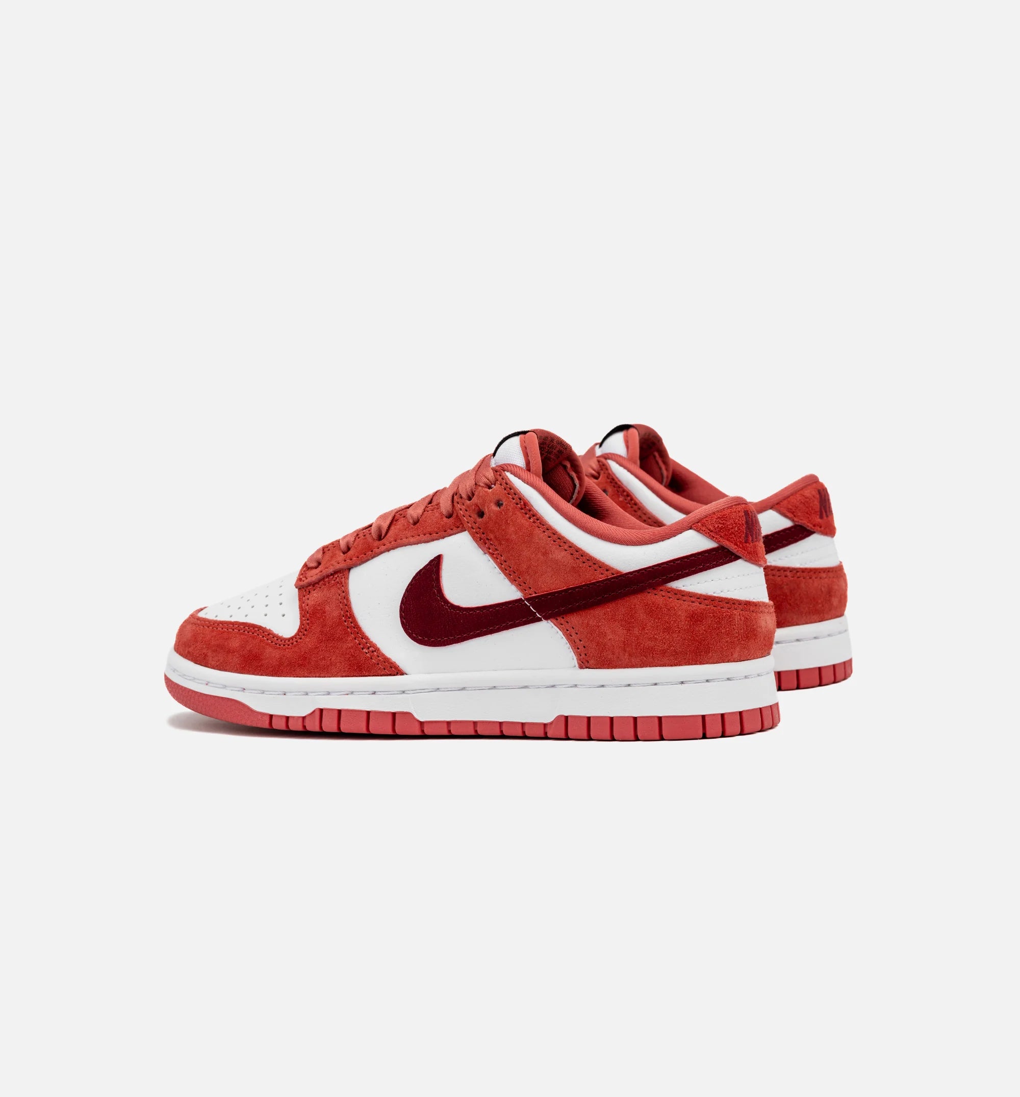 Dunk Low Valentines Day Womens Lifestyle Shoe White Adobe Dragon Red Team Red