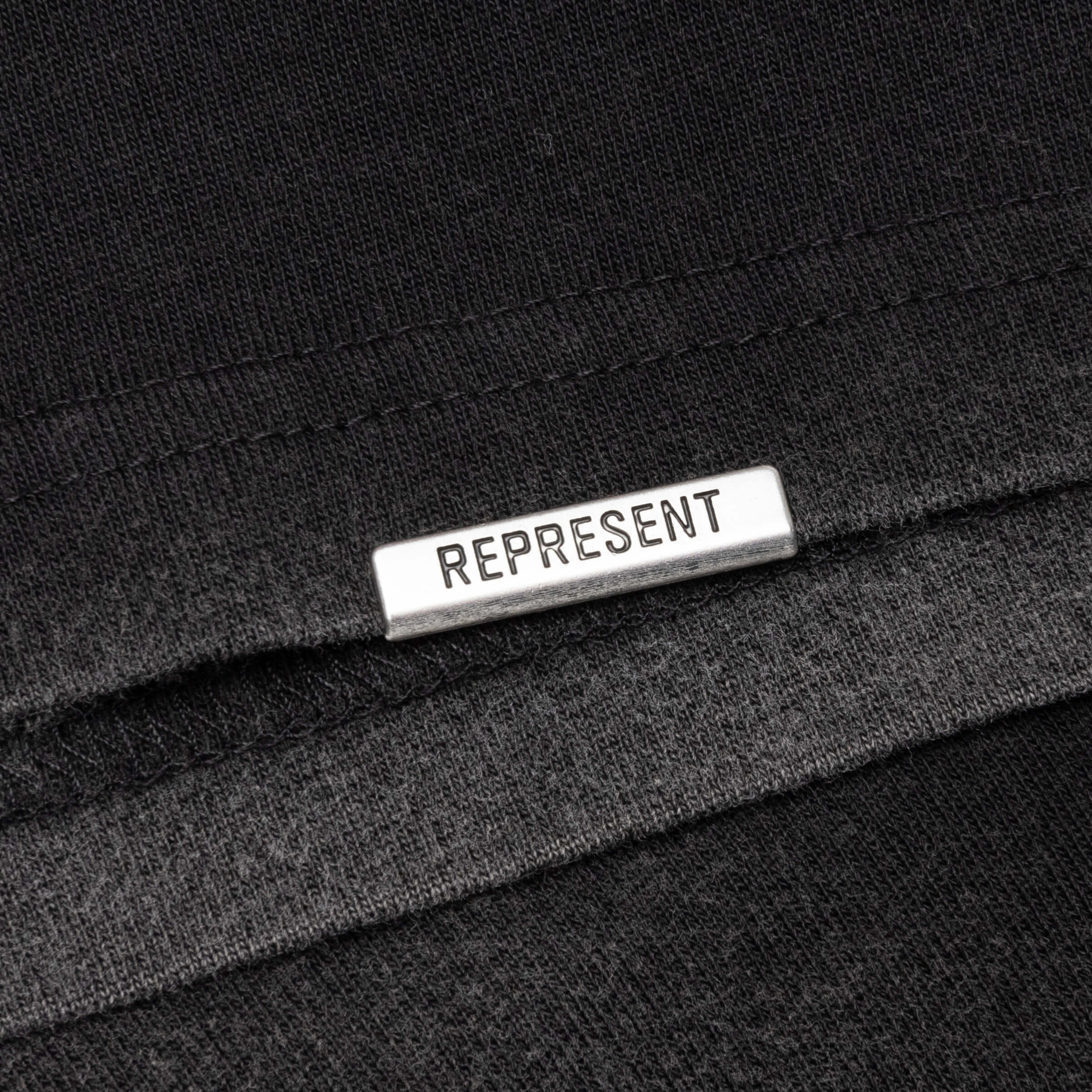 Crest T Shirt Vintage Black