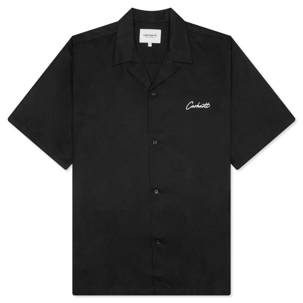 S S Delray Shirt Black Wax