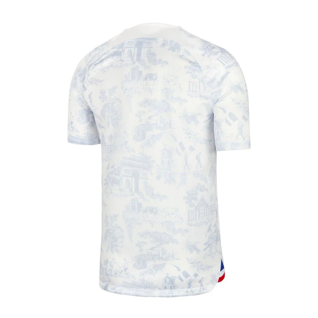 Nike France Away Jersey 22 White Game Royal