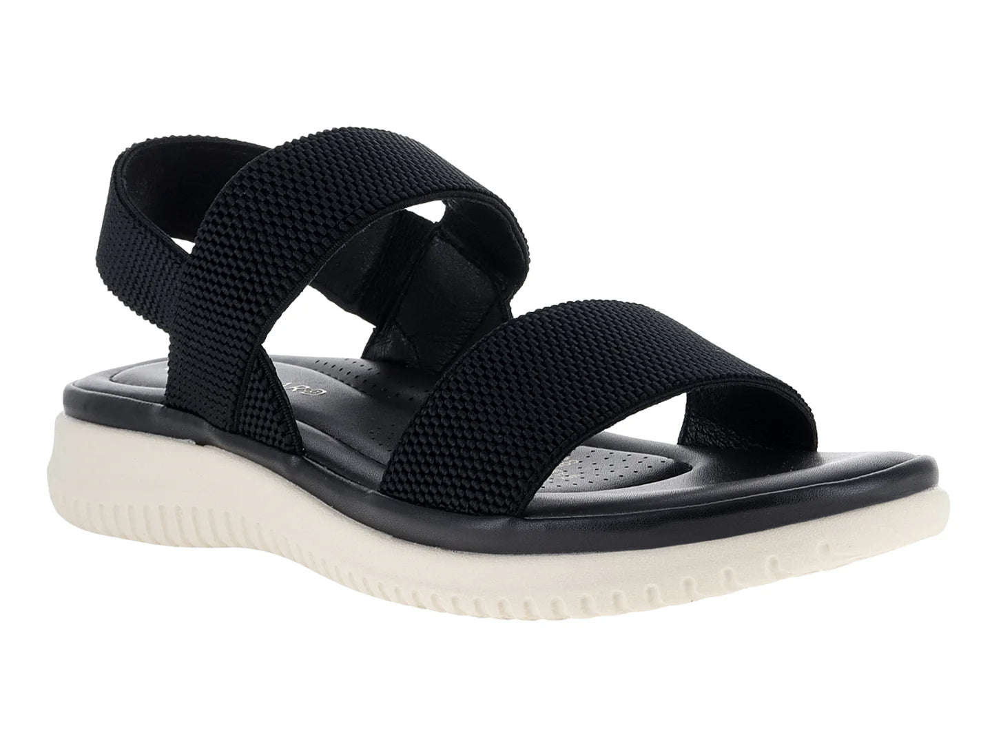 Sandalias Confort Plataforma Boullevard Negro para Mujer
