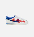 Cortez Basic Leather LA Mens Lifestyle Shoe White Red Blue