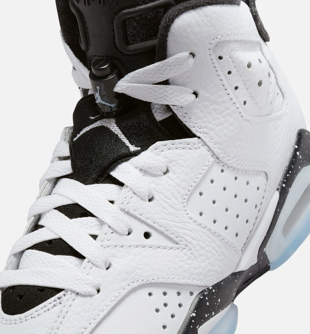 Air Jordan 6 Retro White Black Grade School Lifestyle Shoe White Black