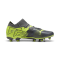 PUMA Future 7 Match Rush FG AG Multi Ground Soccer Cleats Strong Grey Cool Dark Grey Electric Lime