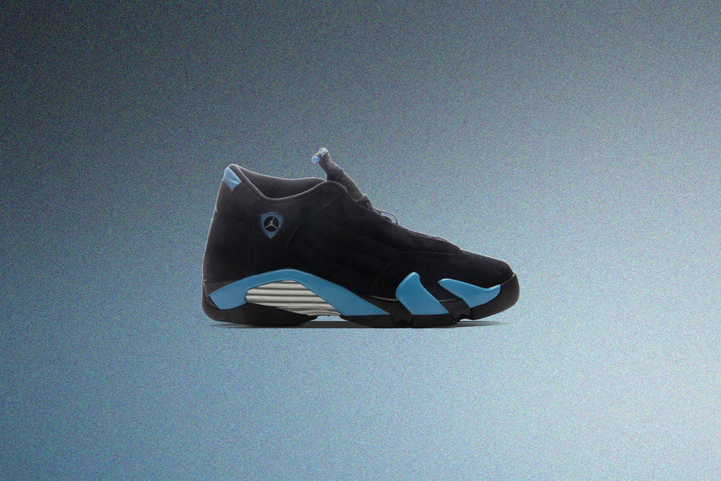 Air Jordan 14 Retro University Blue GS Black White University Blue