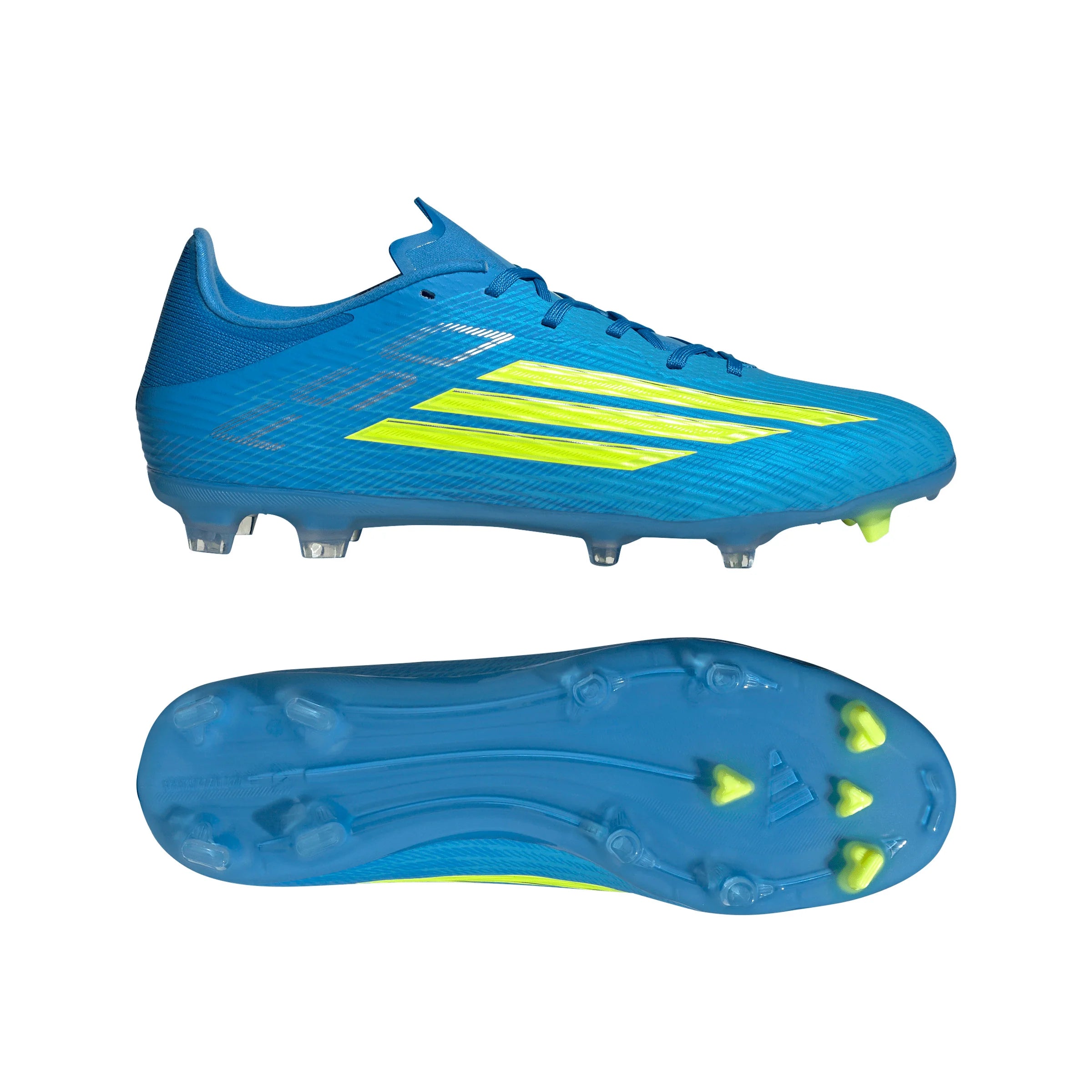 adidas F50 League FG MG Firm Ground Multi Ground Mens Soccer Cleats Blue Yellow Aqua