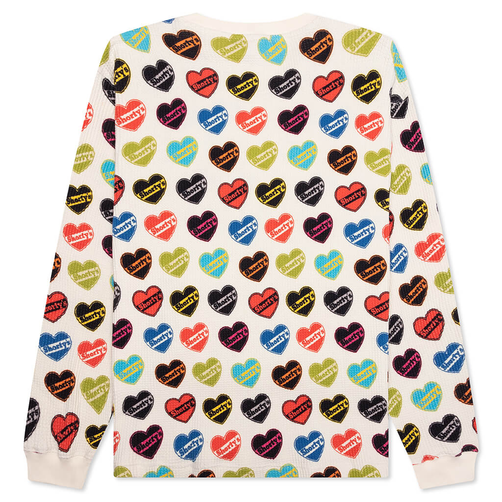 Heart Thermal Long Sleeve Natural