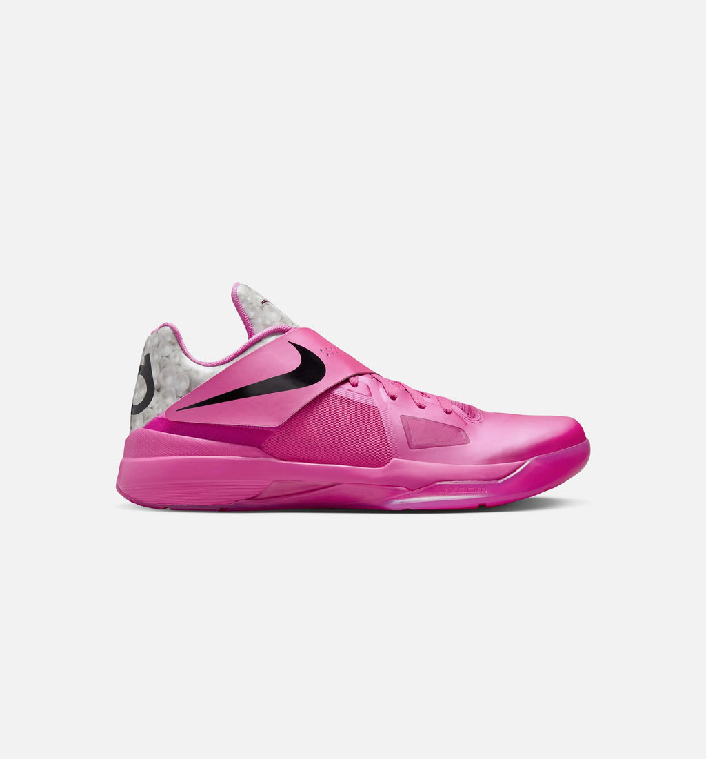 KD IV Aunt Pearl Mens Lifestyle Shoe Pinkfire 2 Black Metallic Silver