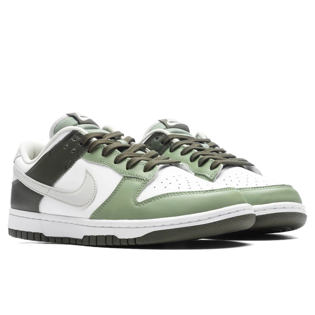 Dunk Low White Light Bone Oil Green Cargo Khaki