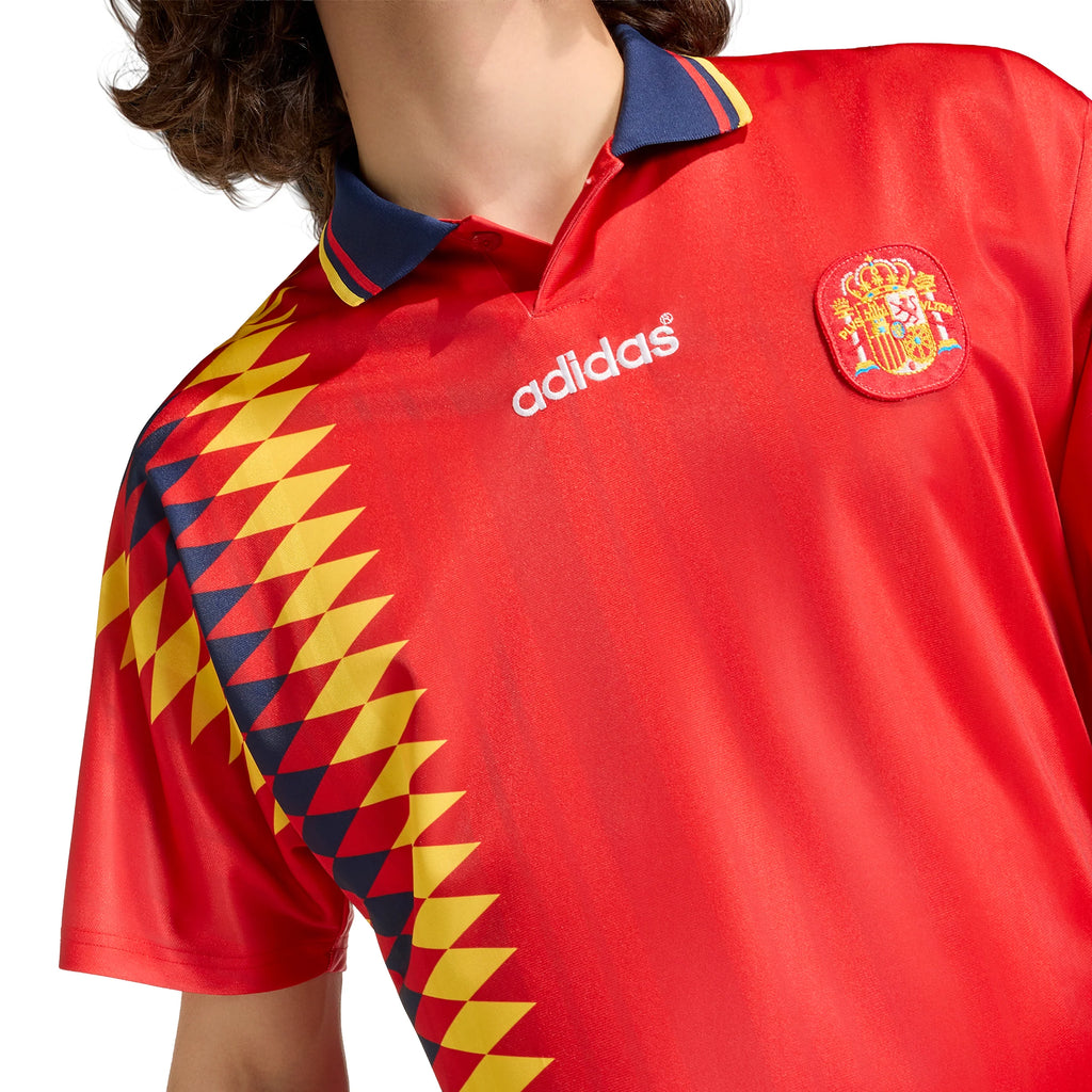 adidas Spain Home 1994 Mens Soccer Jersey Red