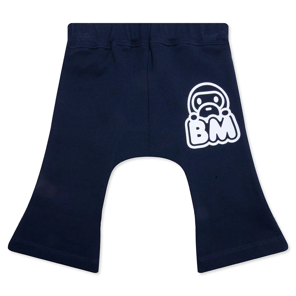 Kids Milo Face Baby Pants Navy