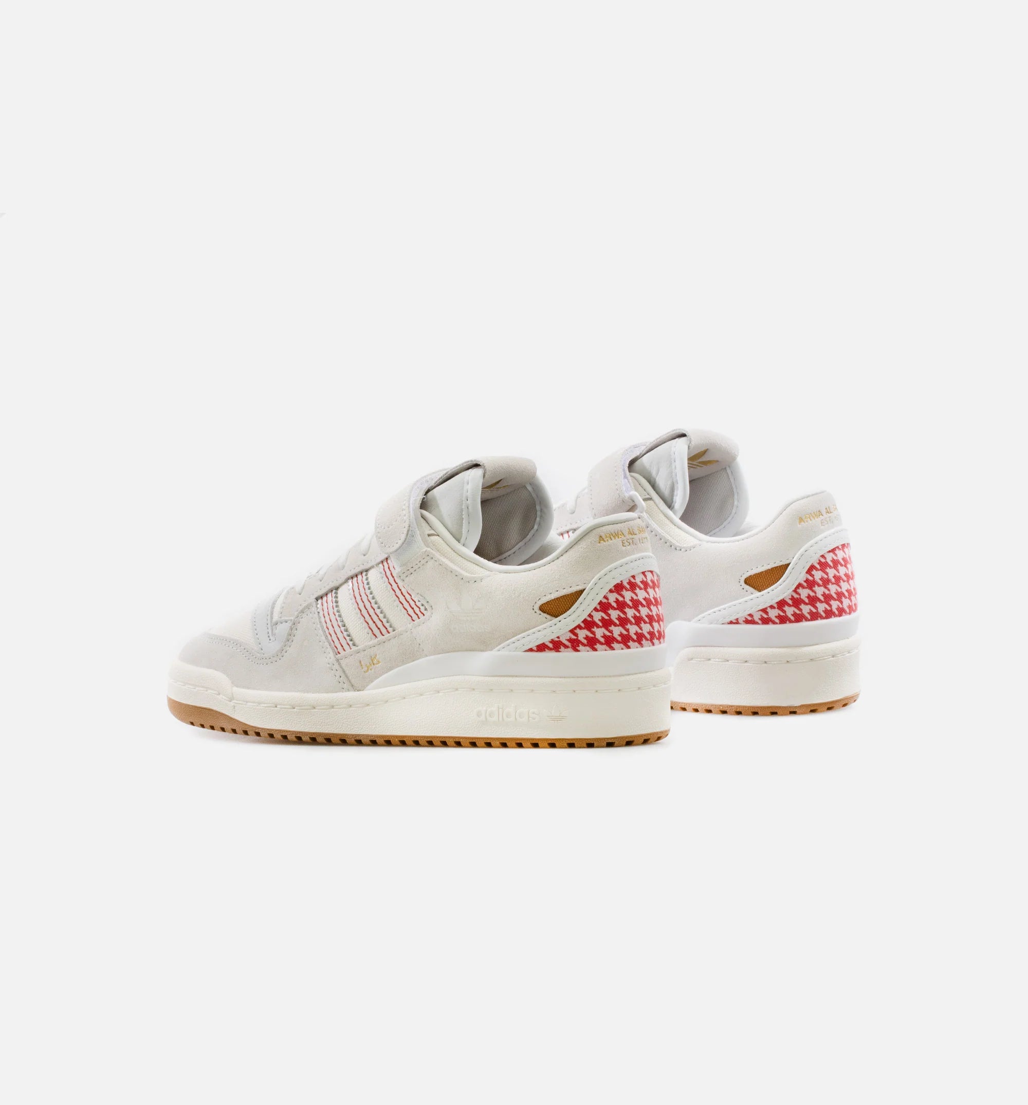 Forum 84 Low Mens Lifestyle Shoe Cream Red