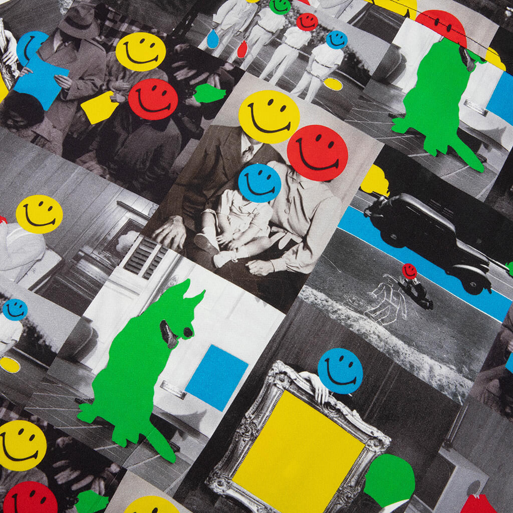 Smiley Collage S S Woven Multi