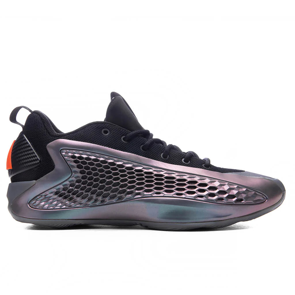 Adidas x Anthony Edwards 1 Low Iron Metallic Core Black Solid Orange