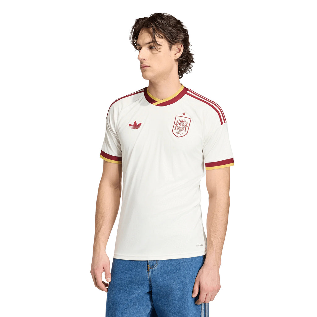 adidas Spain Away Mens Soccer Jersey 2026 White