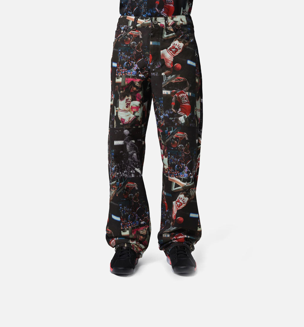 Jordan Flight Woven Mens Pants Black Sail