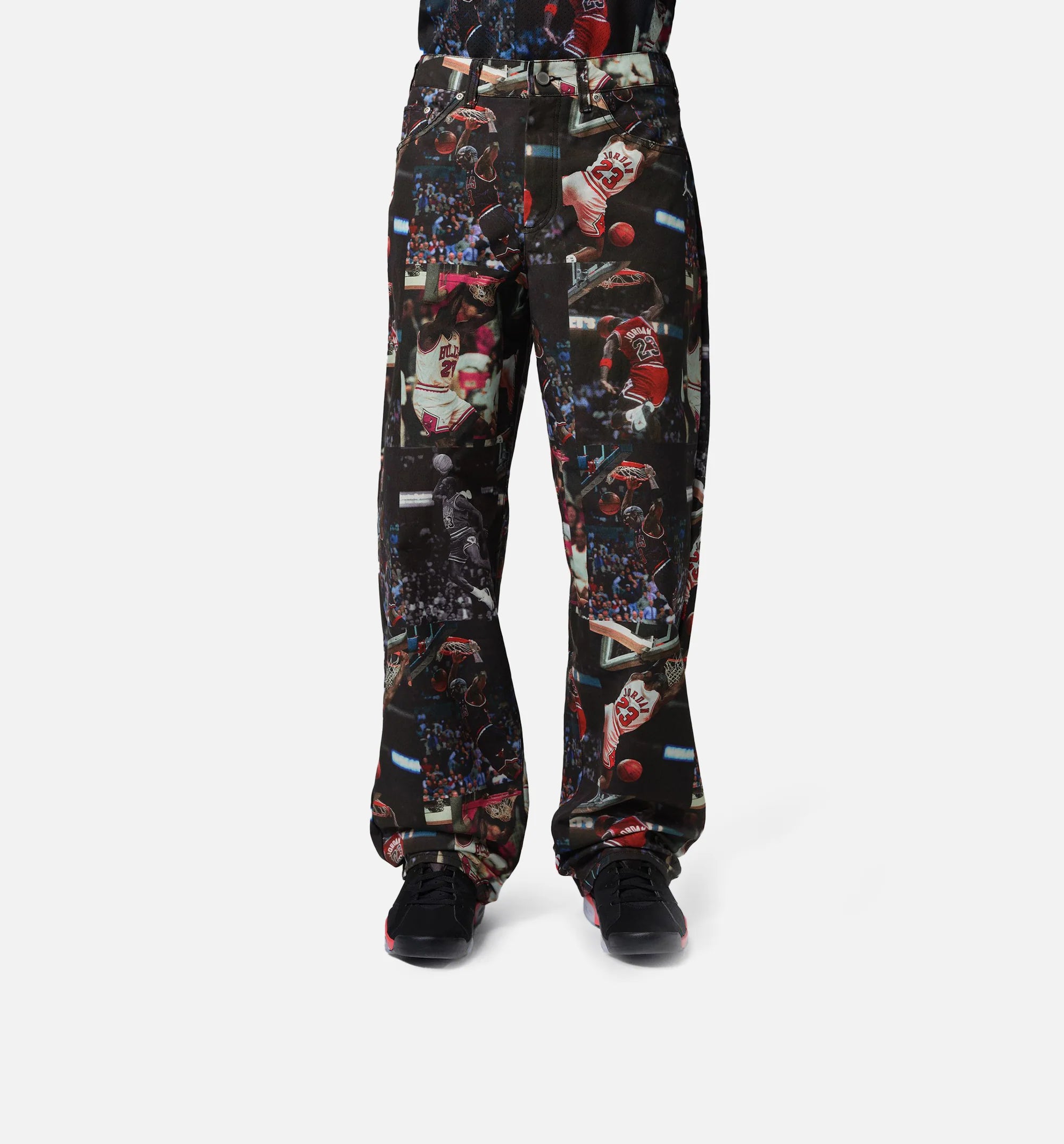 Jordan Flight Woven Mens Pants Black Sail