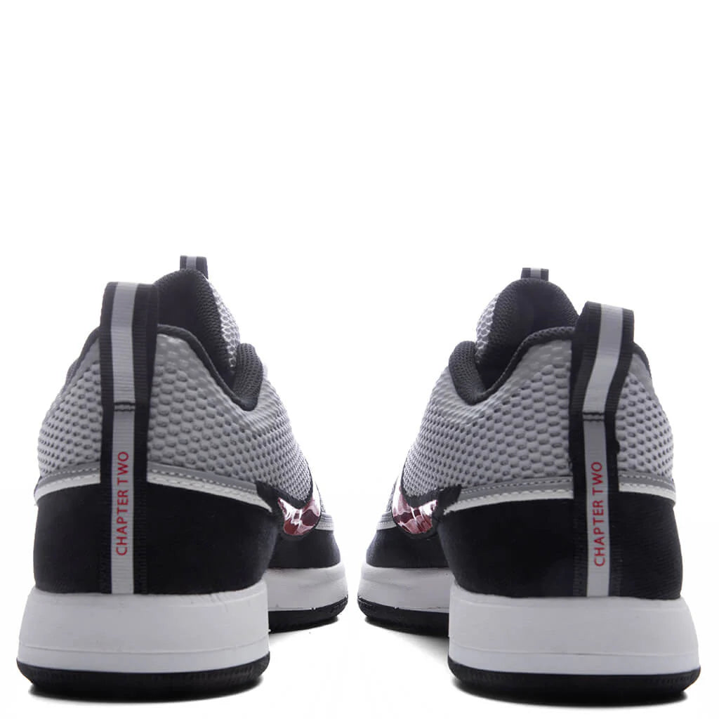 Book 2 Spiridon Metallic Silver Black Sport Red