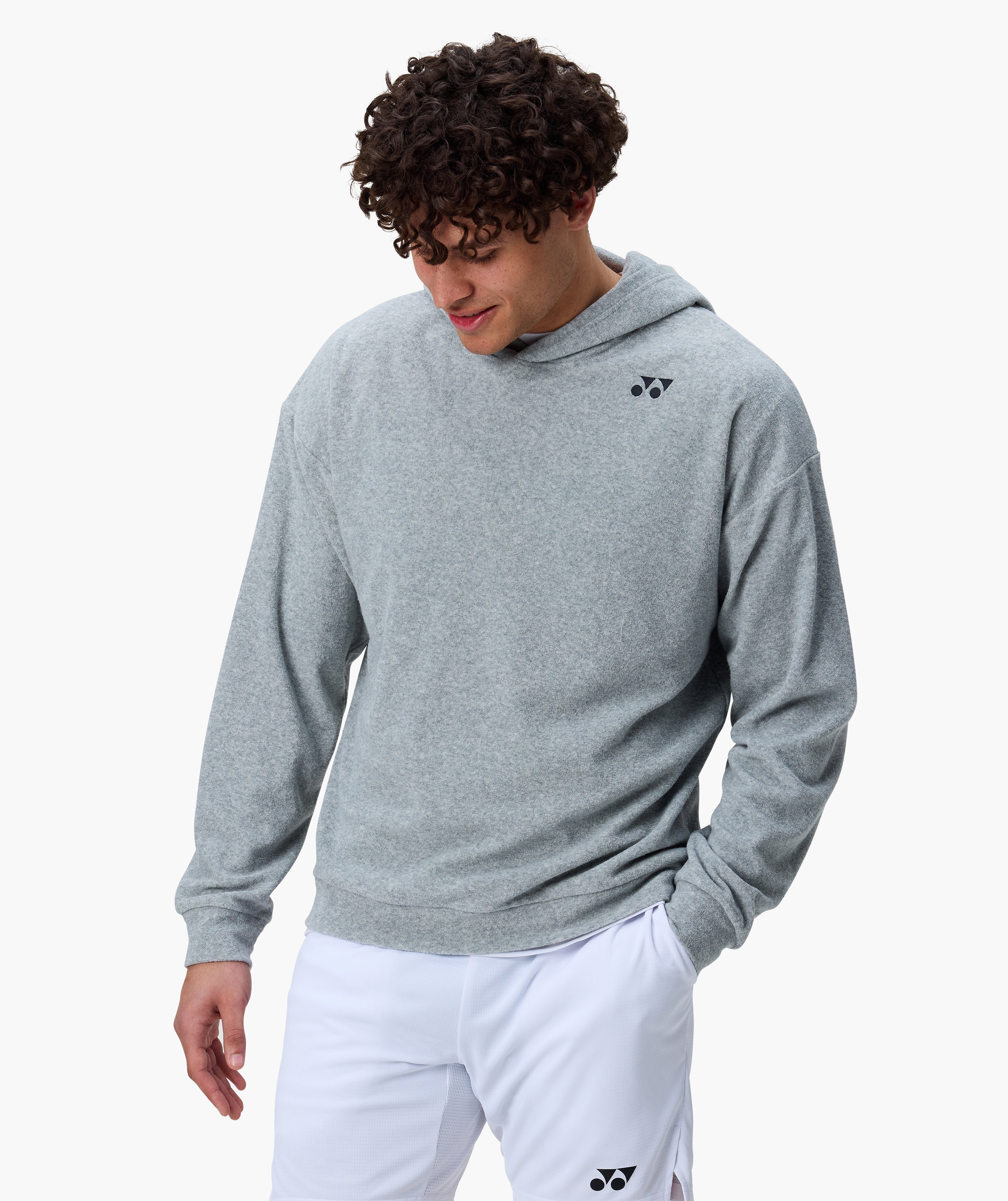 TERRY CLOTH WARM UP HOODIE