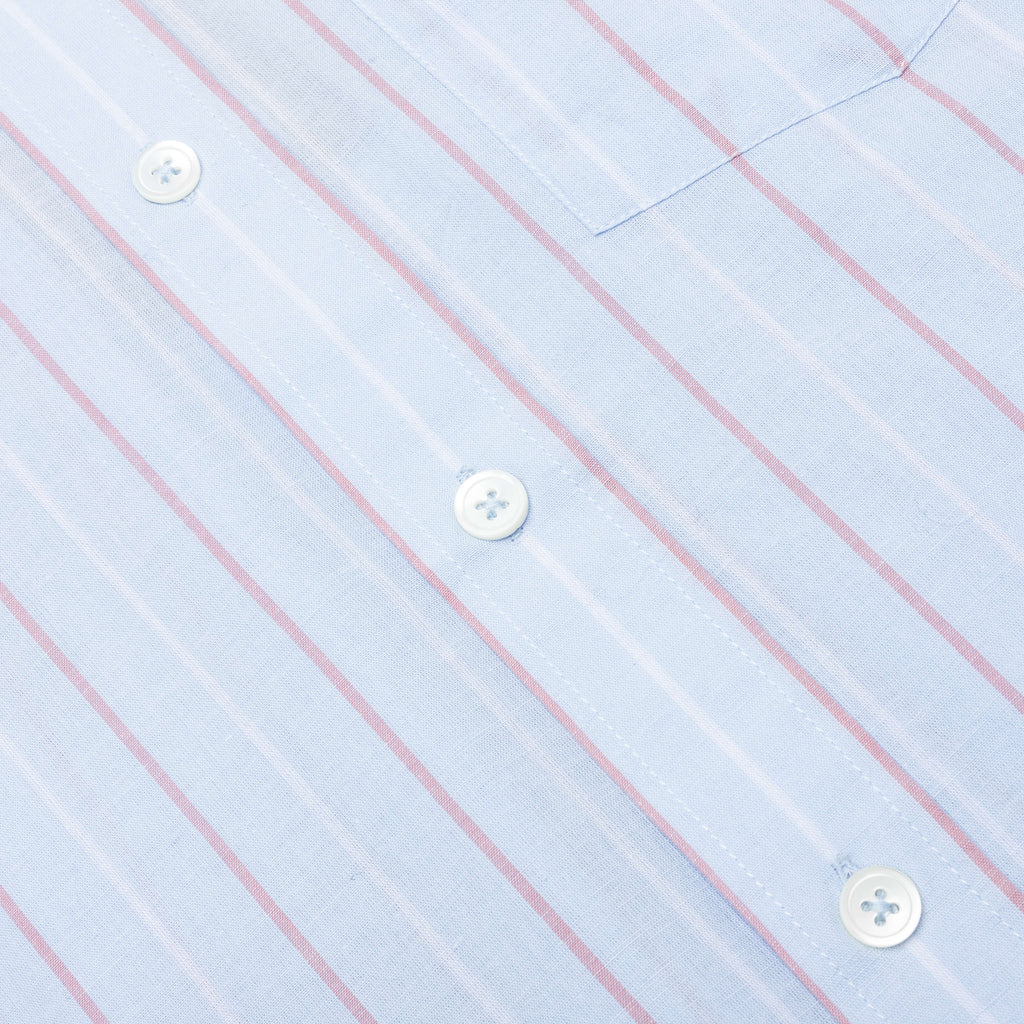 Classic L S Shirt Stripe Light Blue