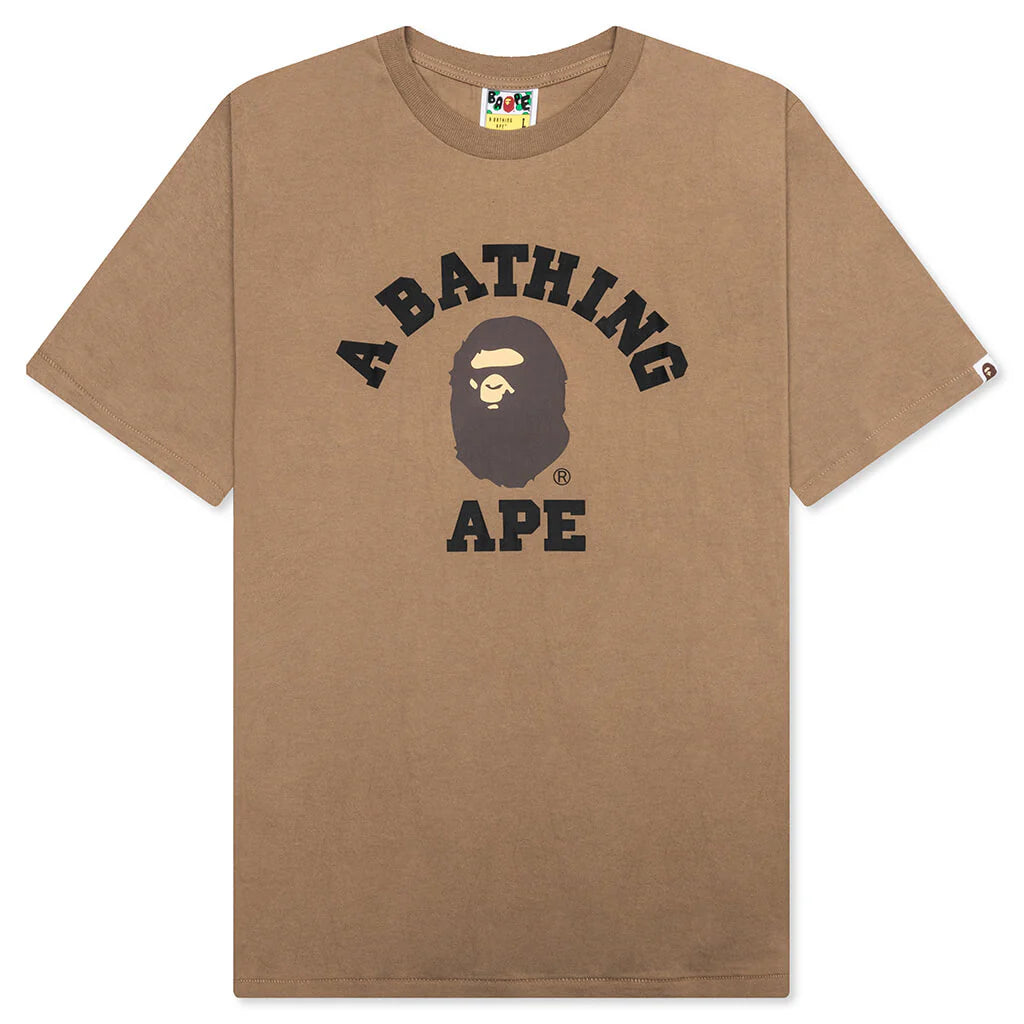 College Tee Beige