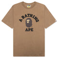 College Tee Beige