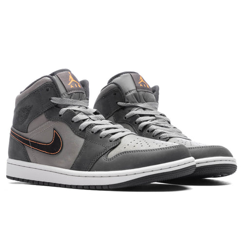 Air Jordan 1 Mid SE Night Stadium Black Flat Pewter