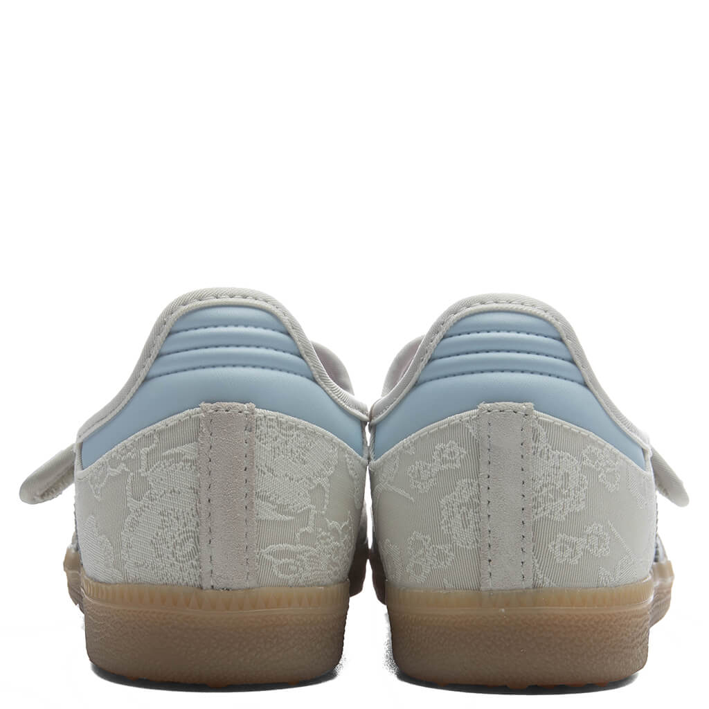 adidas Originals x Liberty London Womens Samba Jane Chalk Pearl Silver Metallic Chalk White