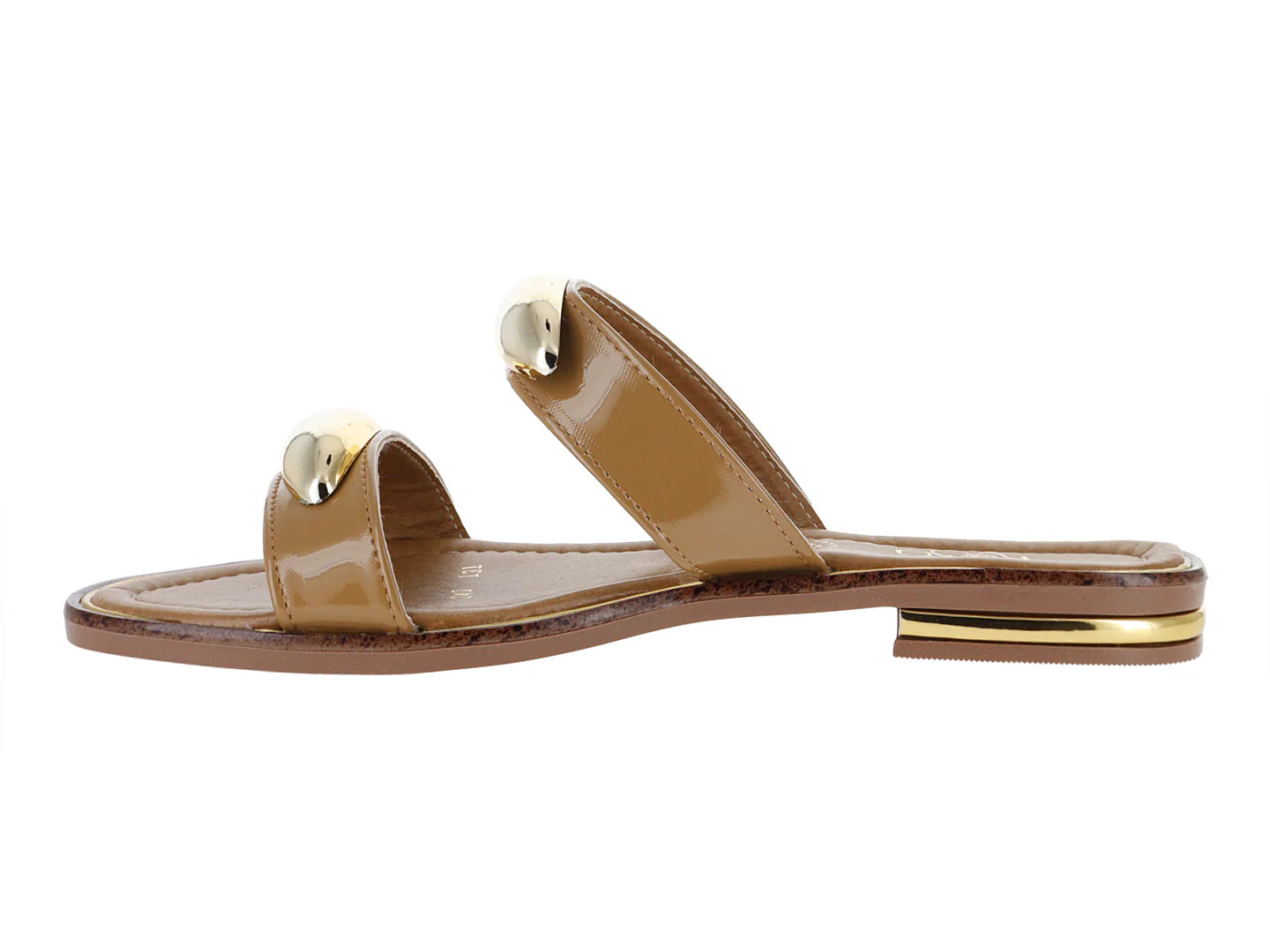 Sandalias Luna Rosa Color Natural de Charol para Mujer
