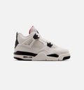 Air Jordan 4 Retro Flight Club Grade School Lifestyle Shoe Sail Black University Red