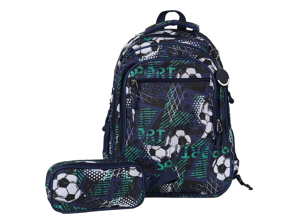 Mochila Rodante Terry Balones Azul para Niño