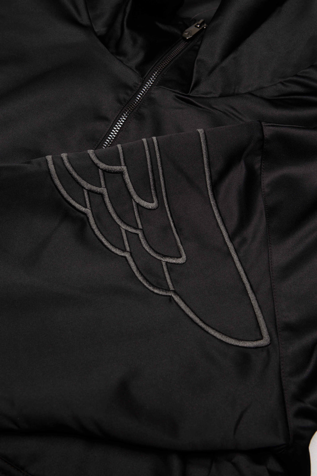 Air Jordan Wings Classic Mens Jacket Black Black