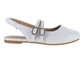Zapatos Flats Coqueta Blanco para Niña