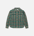 Nostalgia Flannel Mens Shirt Green