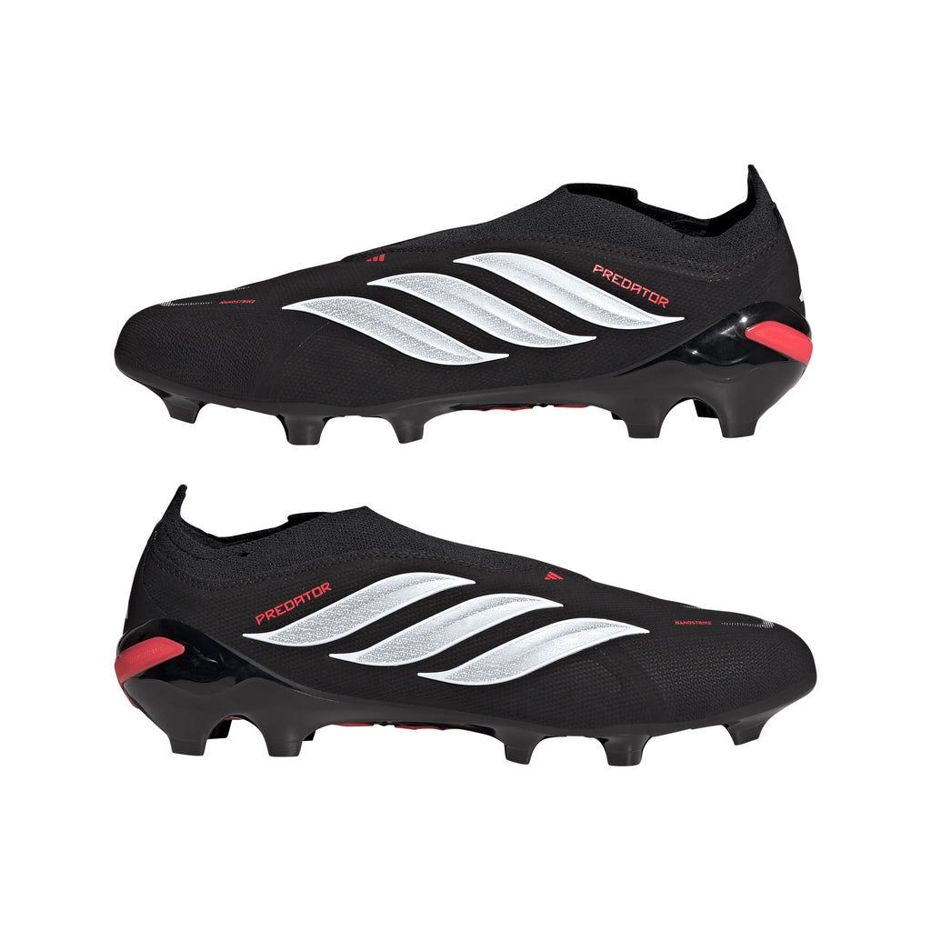 adidas Predator League Laceless FG Firm Ground Mens Soccer Cleats Black White