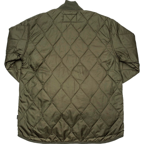 Stussy Quilted Military Mens Jacket Olive