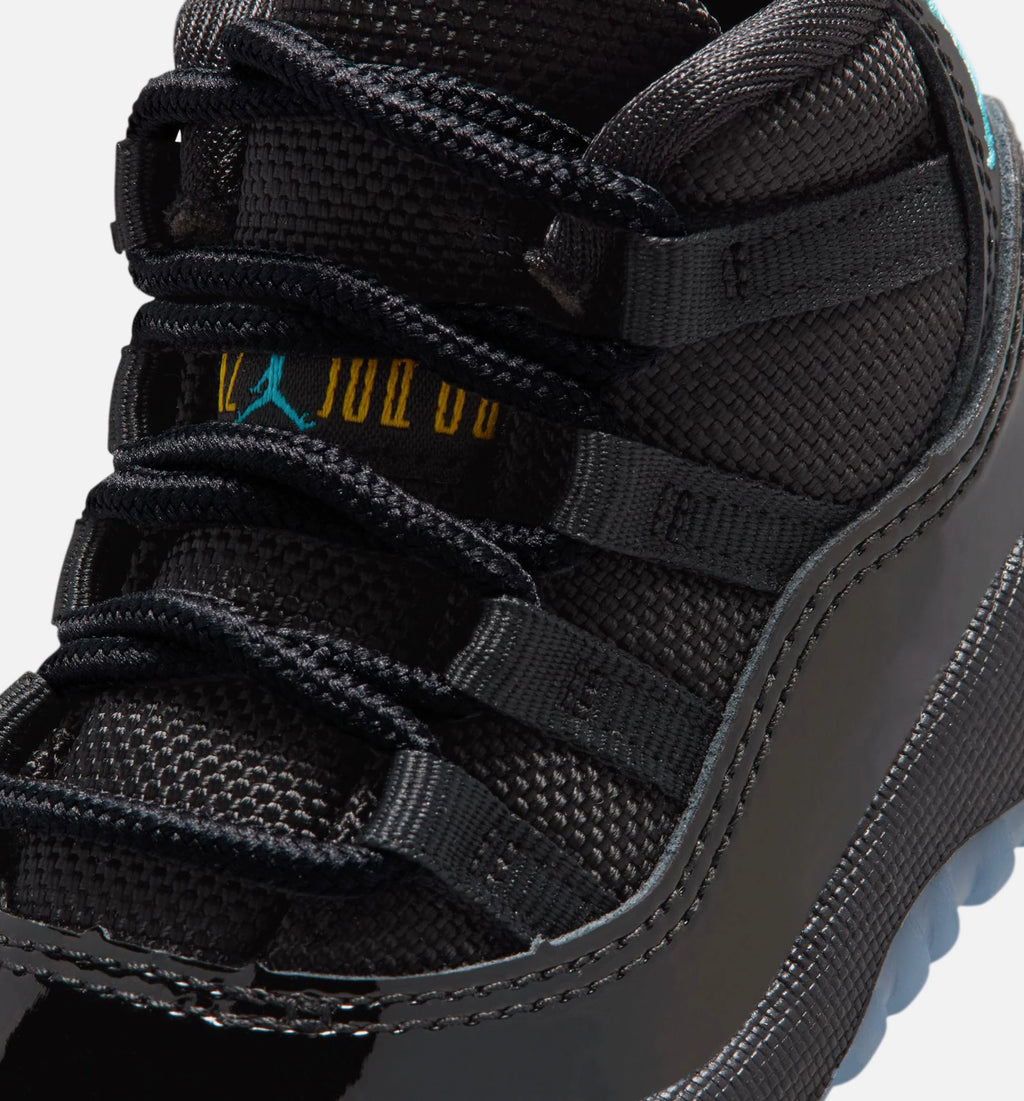 Air Jordan 11 Retro Gamma Infant Toddler Lifestyle Shoe Black Gamma Blue Black Varsity Maize Limit One Per Customer