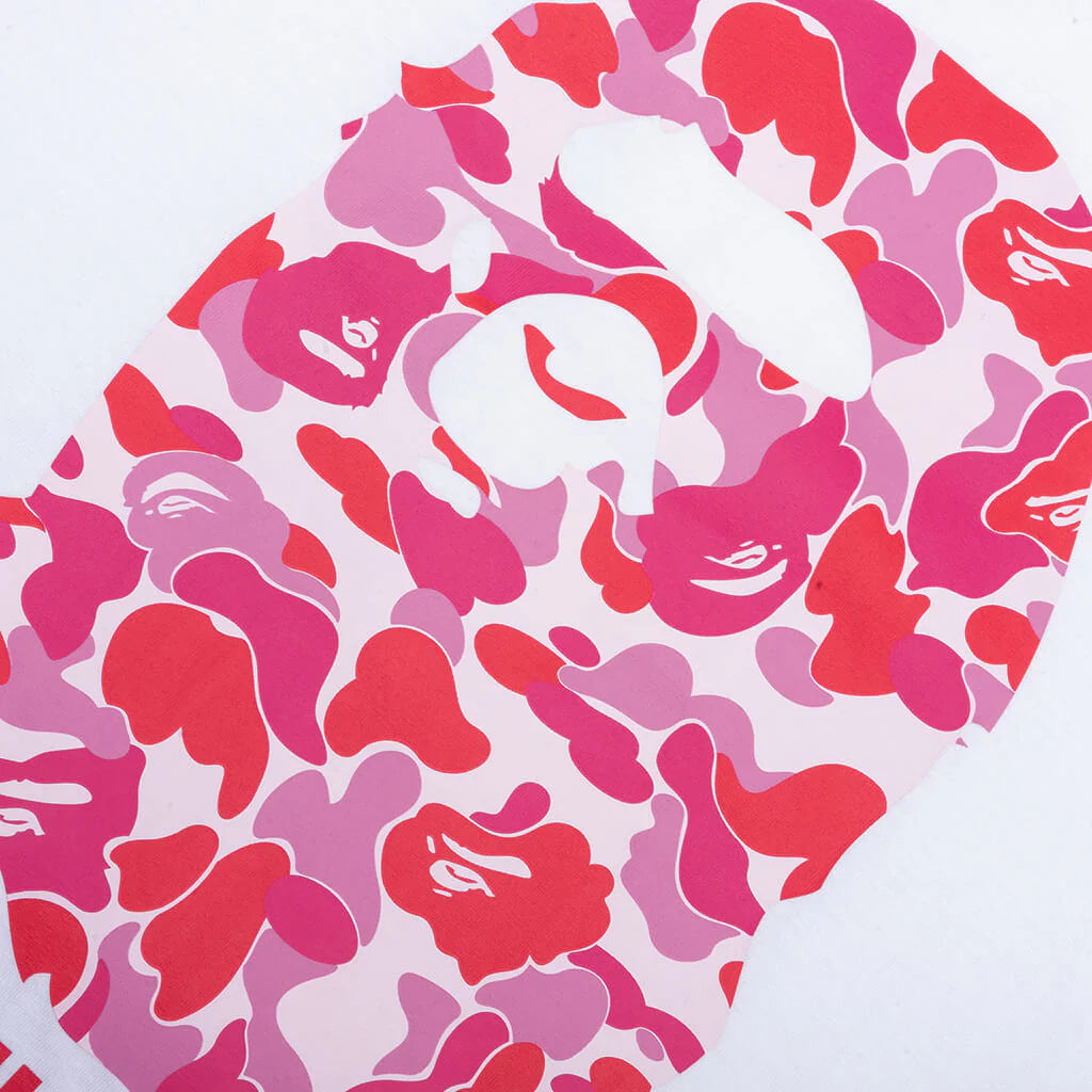 ABC Camo By Bathing Ape Tee White Pink