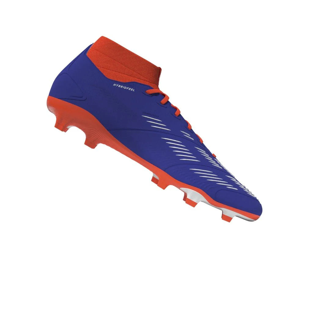 adidas Predator League Sock FG Firm Ground Soccer Cleats Lucid Blue White Solar Red