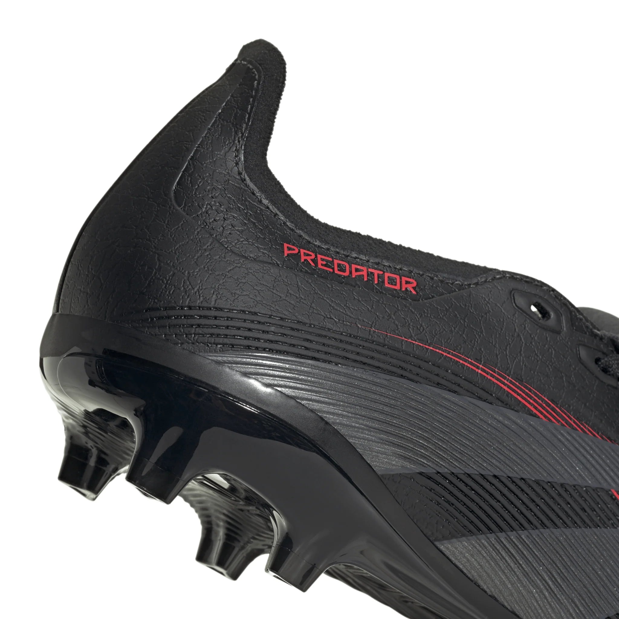 adidas Predator League Fold Over Tongue Firm Multi Ground Boots Black Red